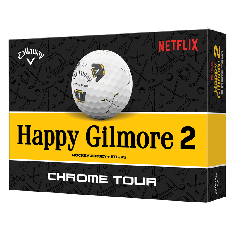 Callaway Chrome Tour Tru-Vis Happy Gilmore 2 Jersey Golf Ball Dozen