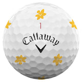 Callaway Limited Edition Chrome Tour TRUVIS Daffodil Golf Ball - Dozen