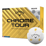 Callaway Limited Edition Chrome Tour TRUVIS Daffodil Golf Ball - Dozen