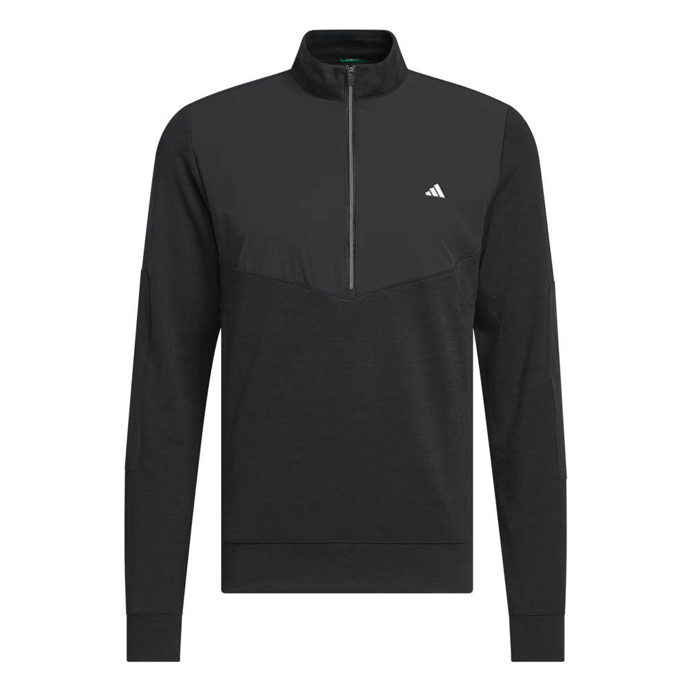 adidas Mens Ultimate365+ Course Control Hybrid Quarter-Zip Pullover