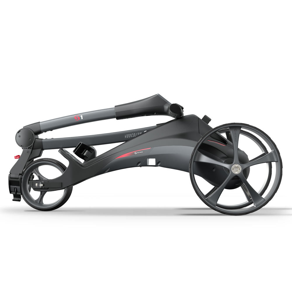 Motocaddy S1 '25 Graphite 28v Electric Trundler w/Ultra Lithium Battery