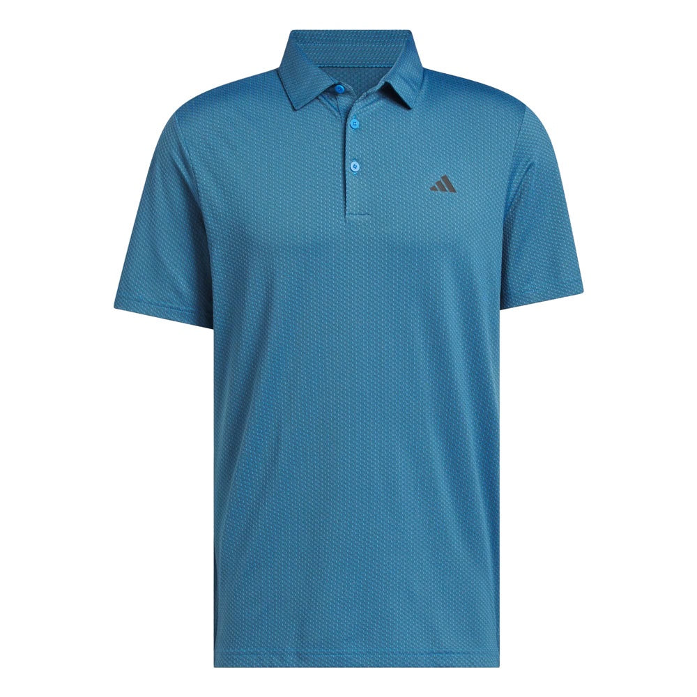 adidas Mens Performance Textured Polo Shirt