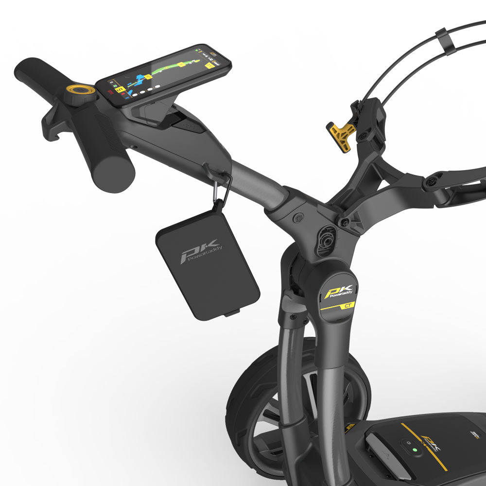 Powakaddy CT12 GPS EBS Gun Metal '25 Electric Trundler with XL Lithium Battery