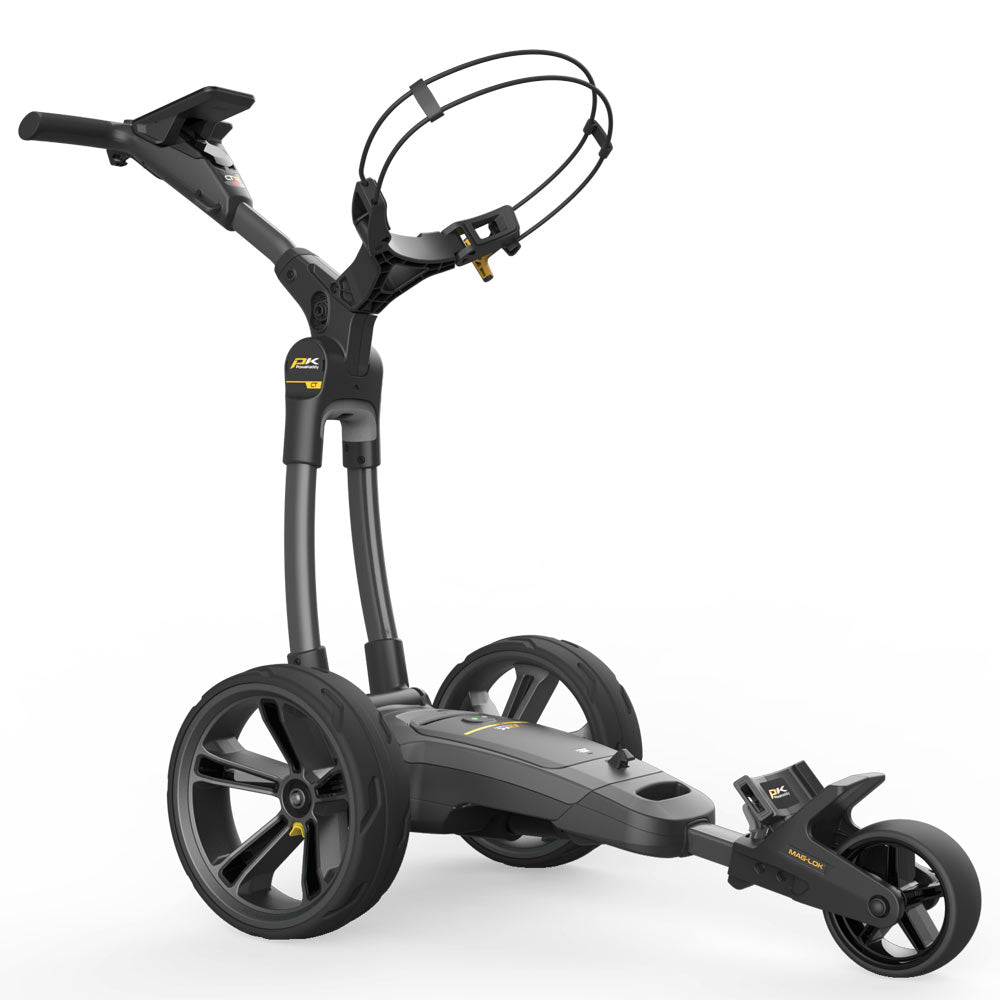 Powakaddy CT12 GPS EBS Gun Metal '25 Electric Trundler with XL Lithium Battery