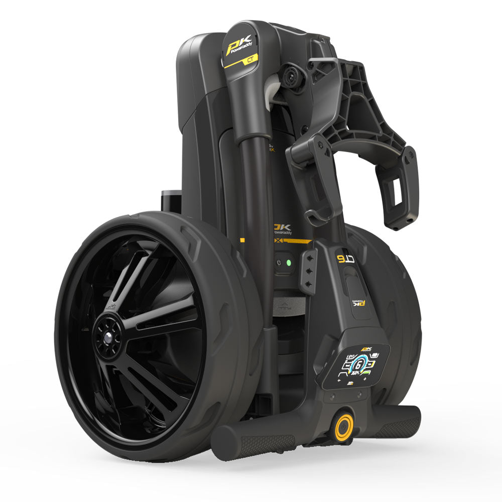 Powakaddy CT6 EBS Stealth Black '25 Electric Trundler with XL Lithium Battery