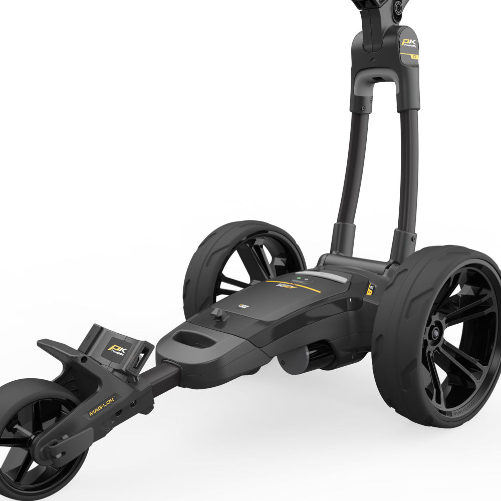 Powakaddy CT6 EBS Stealth Black '25 Electric Trundler with XL Lithium Battery