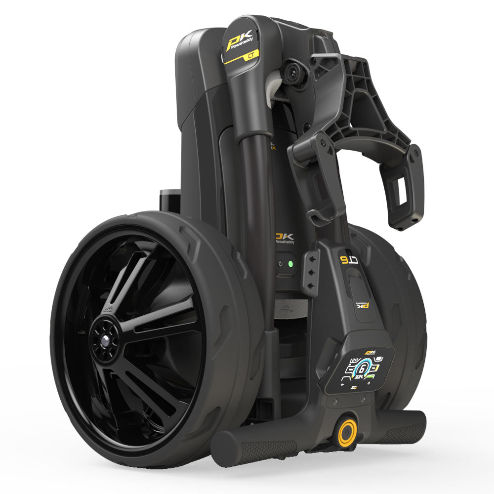 Powakaddy CT6 Stealth Black '25 Electric Trundler with 18 Hole Lithium Battery