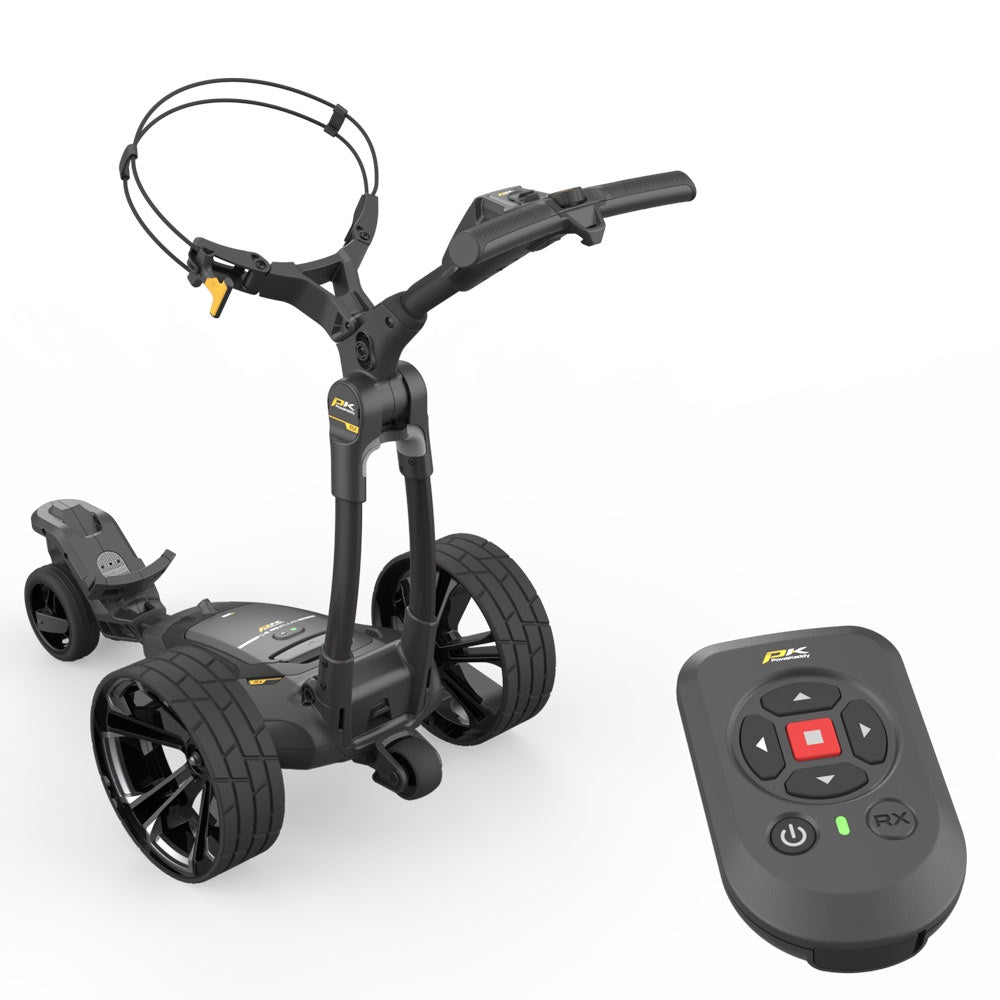 Powakaddy RX Remote Stealth Black '25 with  XL Plus Lithium Battery