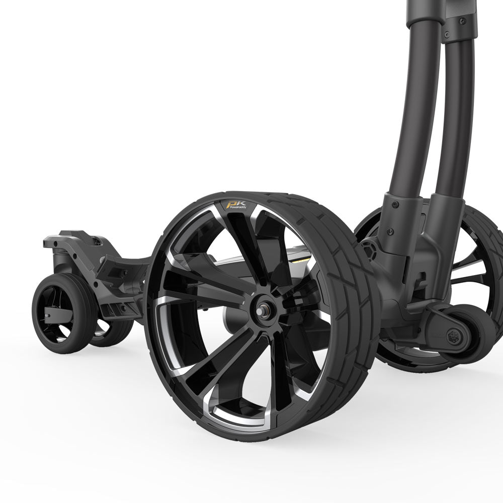 Powakaddy RX10 GPS Stealth Black '25 with XL Plus Lithium Battery