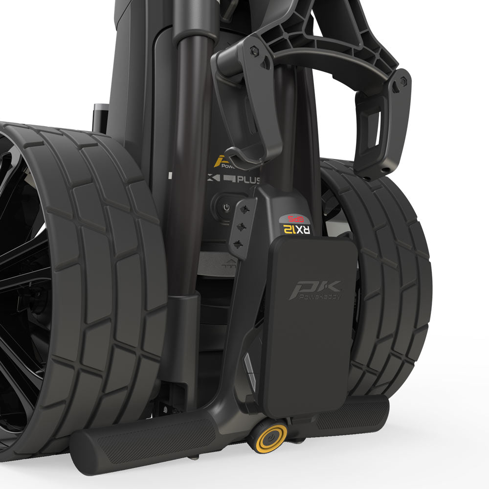 Powakaddy RX12 Remote GPS Black '25 with XL Plus Lithium Battery