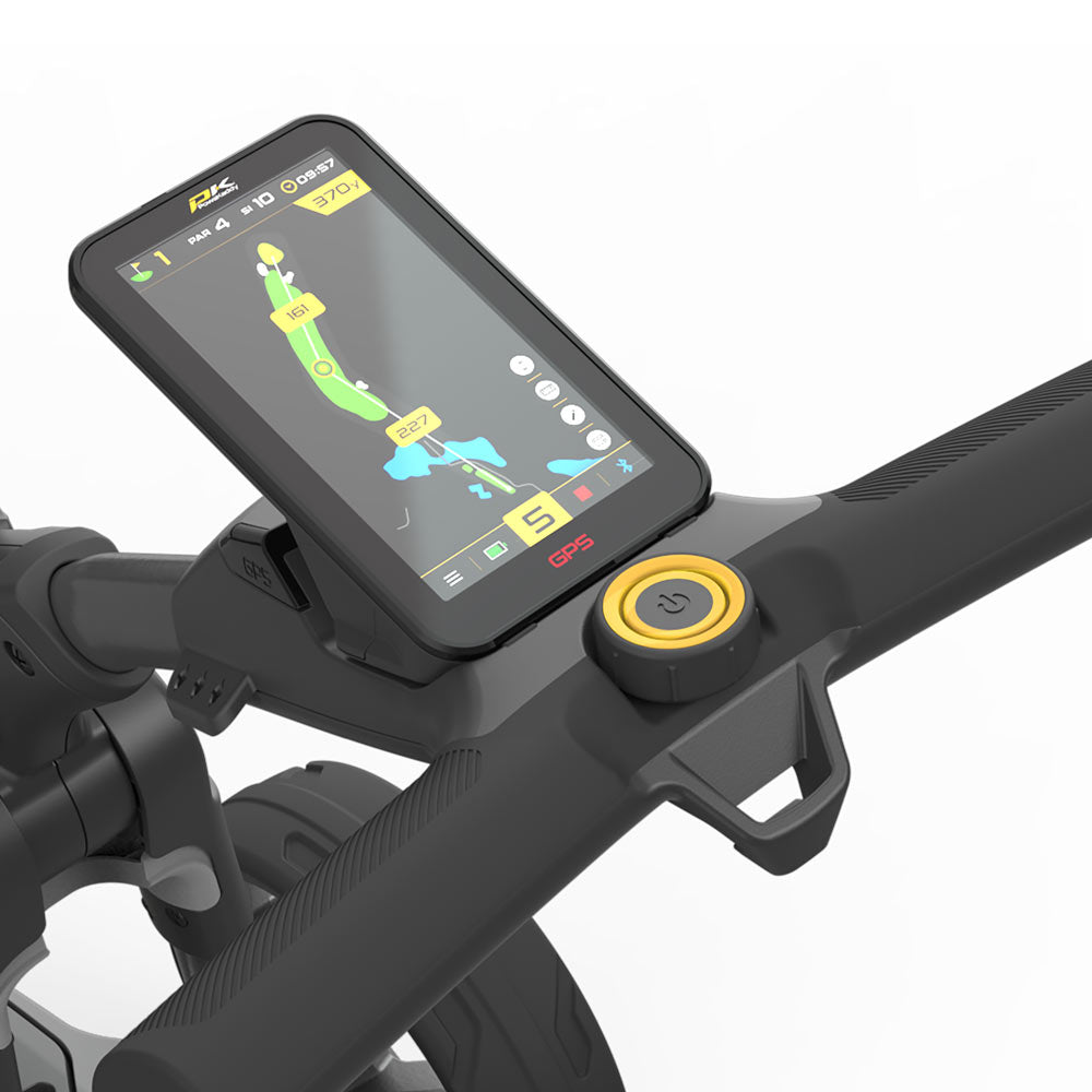Powakaddy RX12 Remote GPS Black '25 with XL Plus Lithium Battery