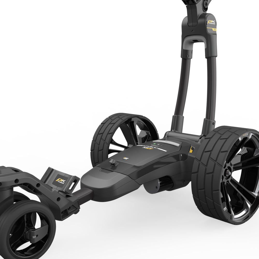 Powakaddy RX12 Remote GPS Black '25 with XL Plus Lithium Battery
