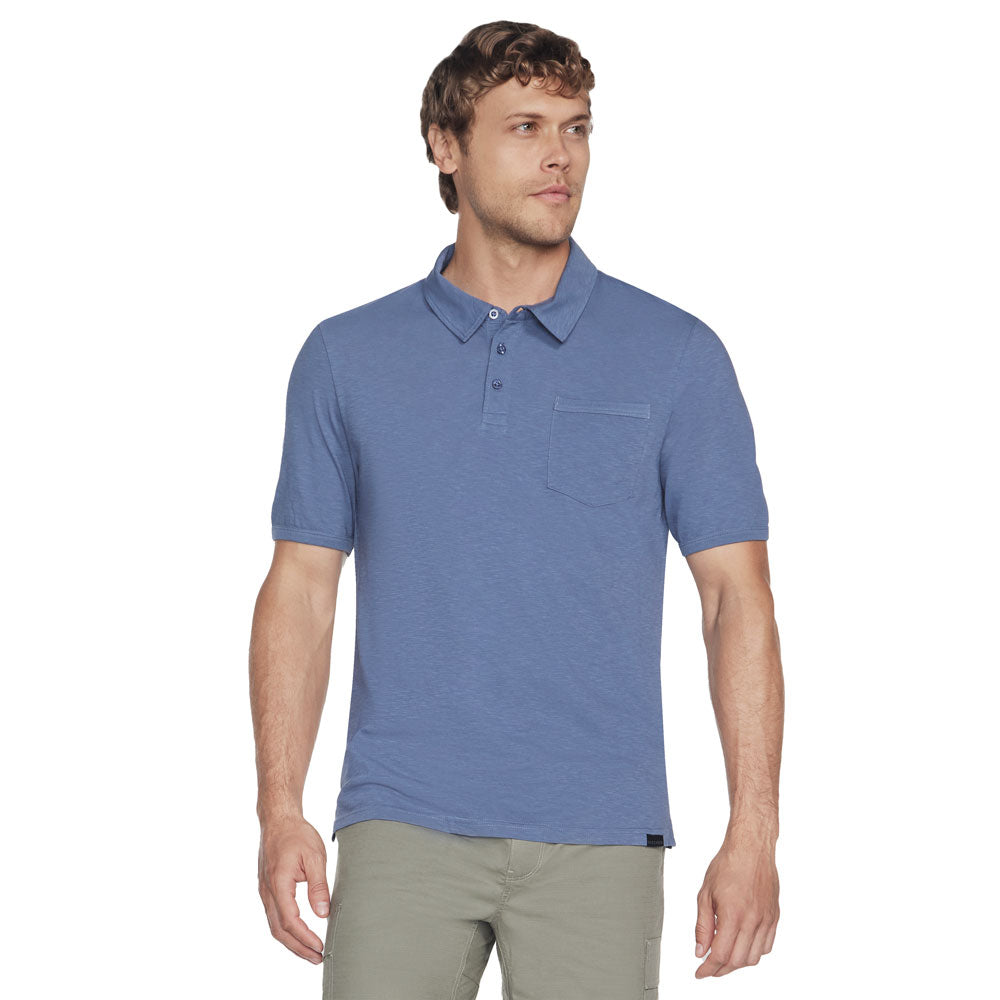 Skechers Mens Skech-Breeze Slub Polo