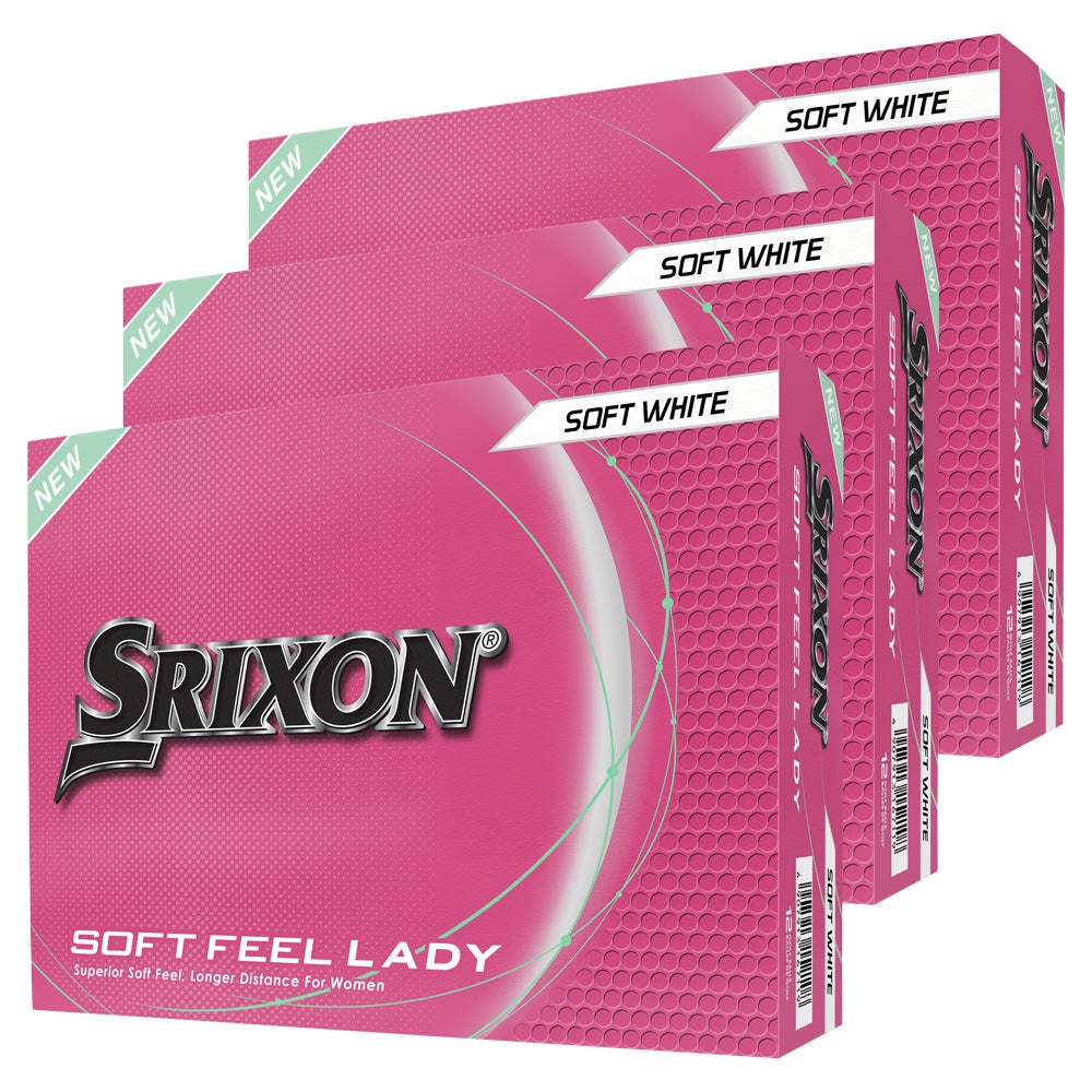Srixon Soft Feel Lady Golf Balls V9 White (Single) - 3 Dozen
