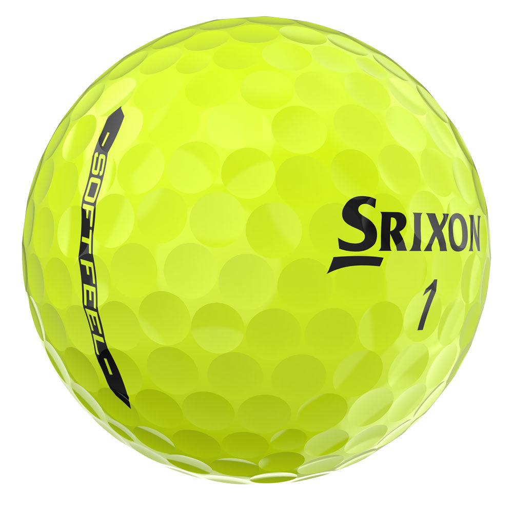 Srixon Soft Feel Golf Balls V14 Yellow (3 Ball) - 3 Dozen