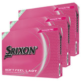 Srixon Soft Feel Lady Golf Balls V9 Pink- 3 Dozen