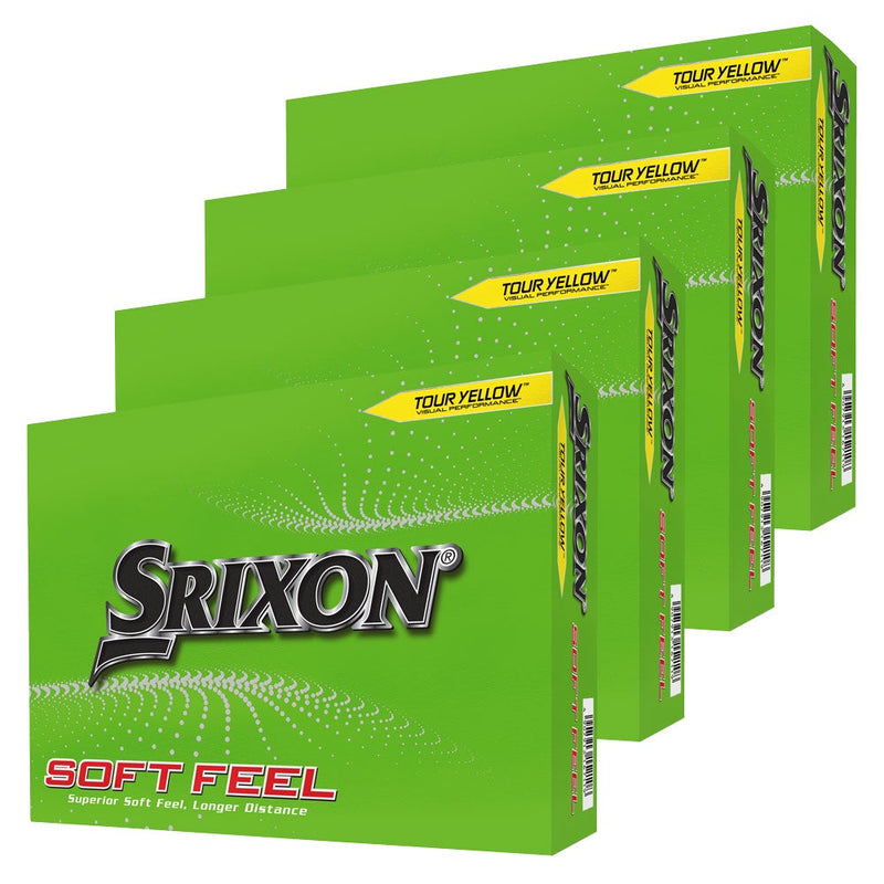 Srixon Soft Feel Tour Yellow Golf Balls V13 - 4 Dozen
