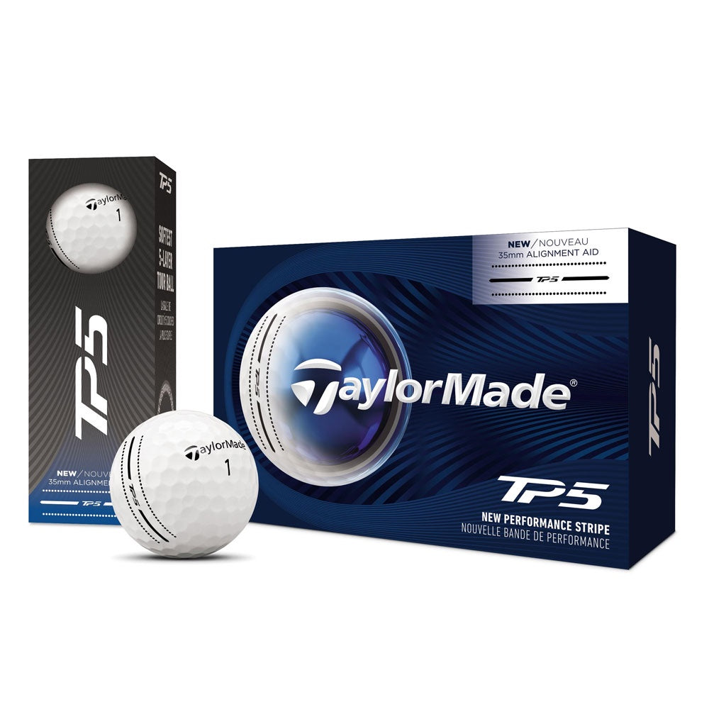 TaylorMade TM26 TP5 Tour Stripe 6 Ball Pack