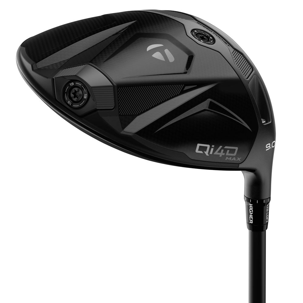 TaylorMade Mens Qi4D Max Shadowfall Designer Series Driver