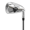 TaylorMade Mens Qi Max Irons LH 4-PW KBS Steel Stiff