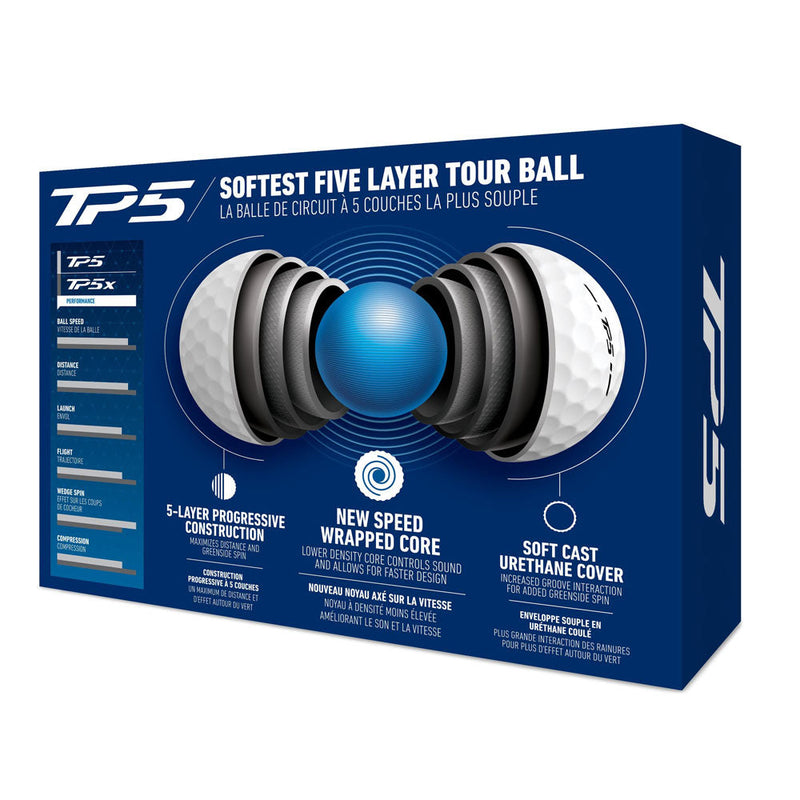 TaylorMade TM24 TP5 Golf Balls - Dozen
