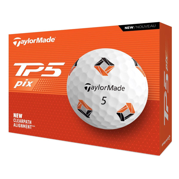 TaylorMade TM24 TP5 Pix 3.0 Golf Balls - Dozen