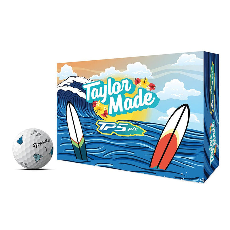 TaylorMade TM24 TP5 Pix Shaka Golf Balls - Dozen