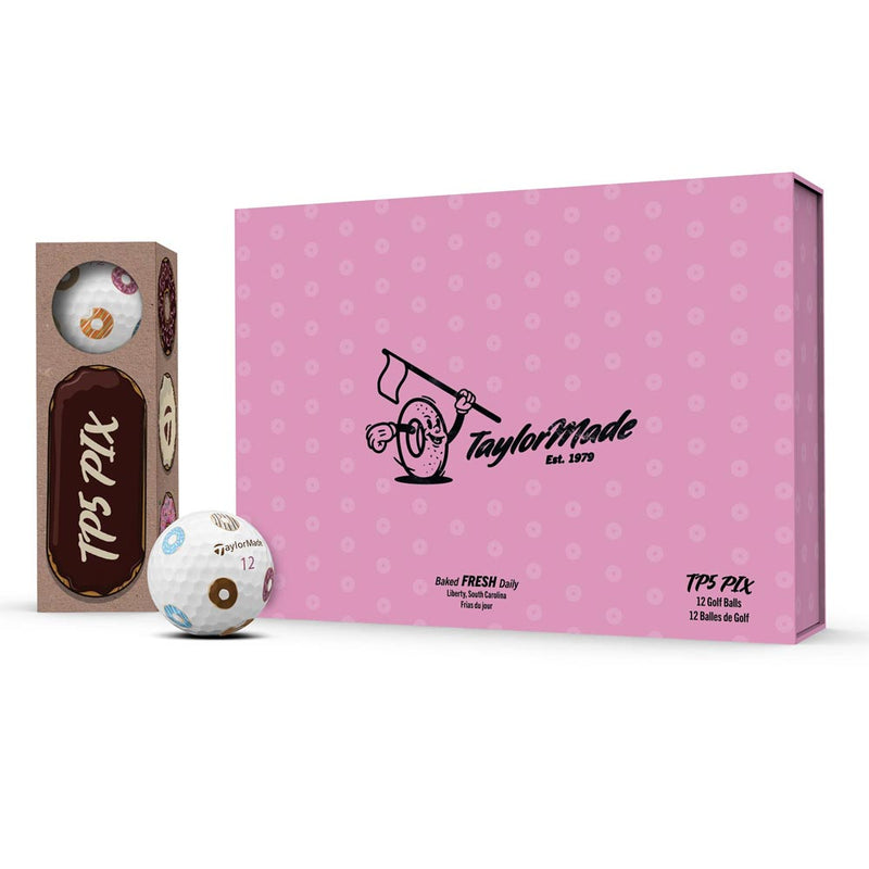 TaylorMade TM24 TP5 pix 3.0 Donut Golf Balls - Dozen