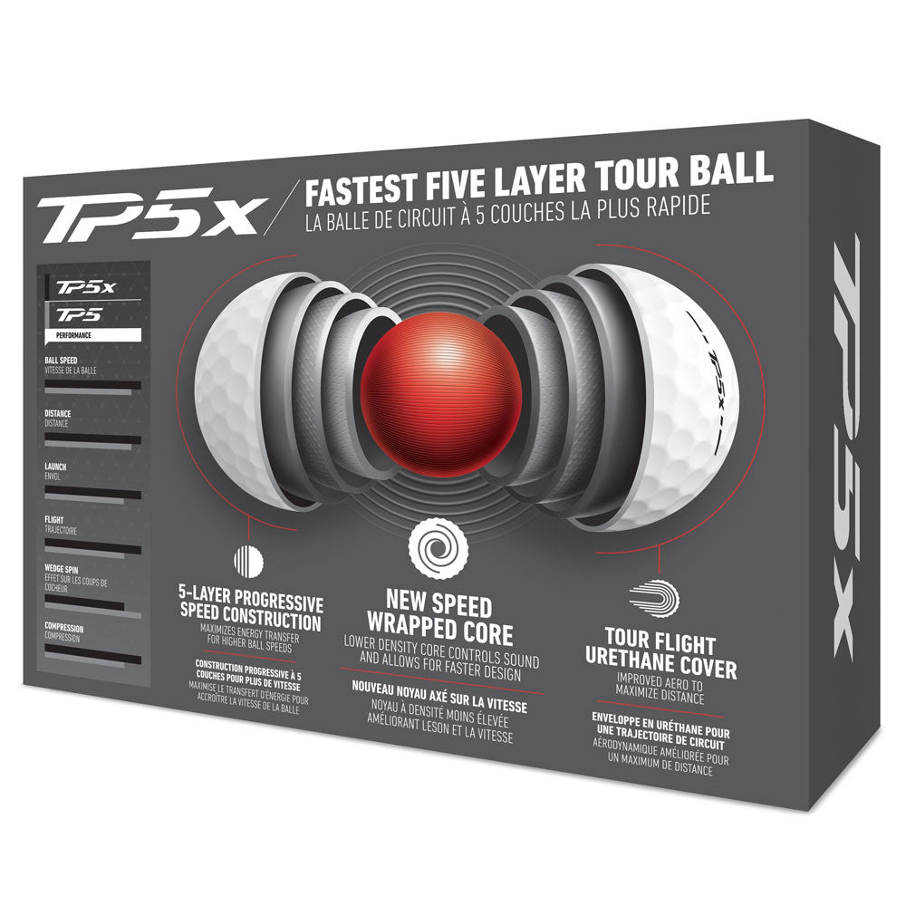 TaylorMade TM24 TP5x Golf Balls - Dozen – Golf Warehouse NZ