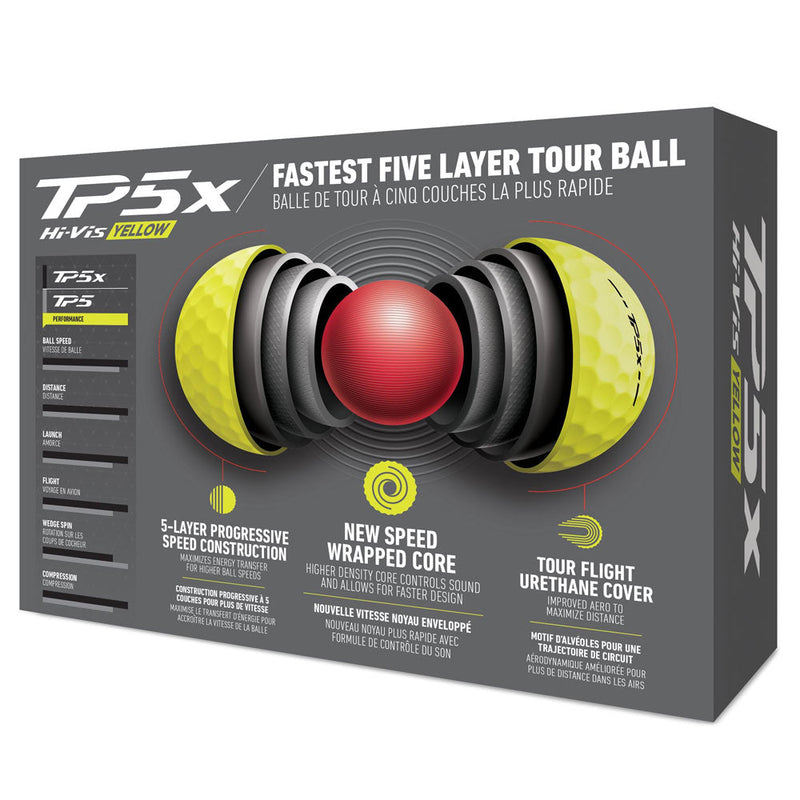 TaylorMade TM24 TP5x Golf Balls - Dozen