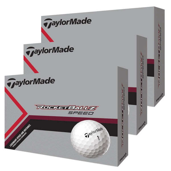 TaylorMade TM25 Rocketballz Speed Golf Balls - 3 Dozen