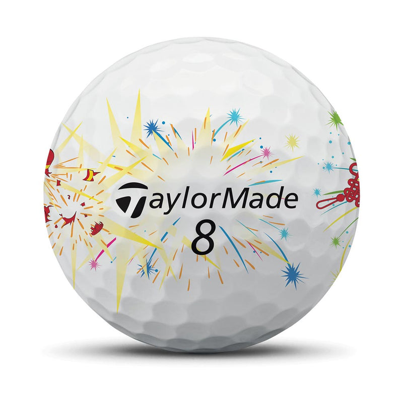 TaylorMade TM25 TP5/TP5x Stripe Firecracker - Dozen