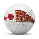 TaylorMade TM25 TP5/TP5x Stripe Firecracker - Dozen