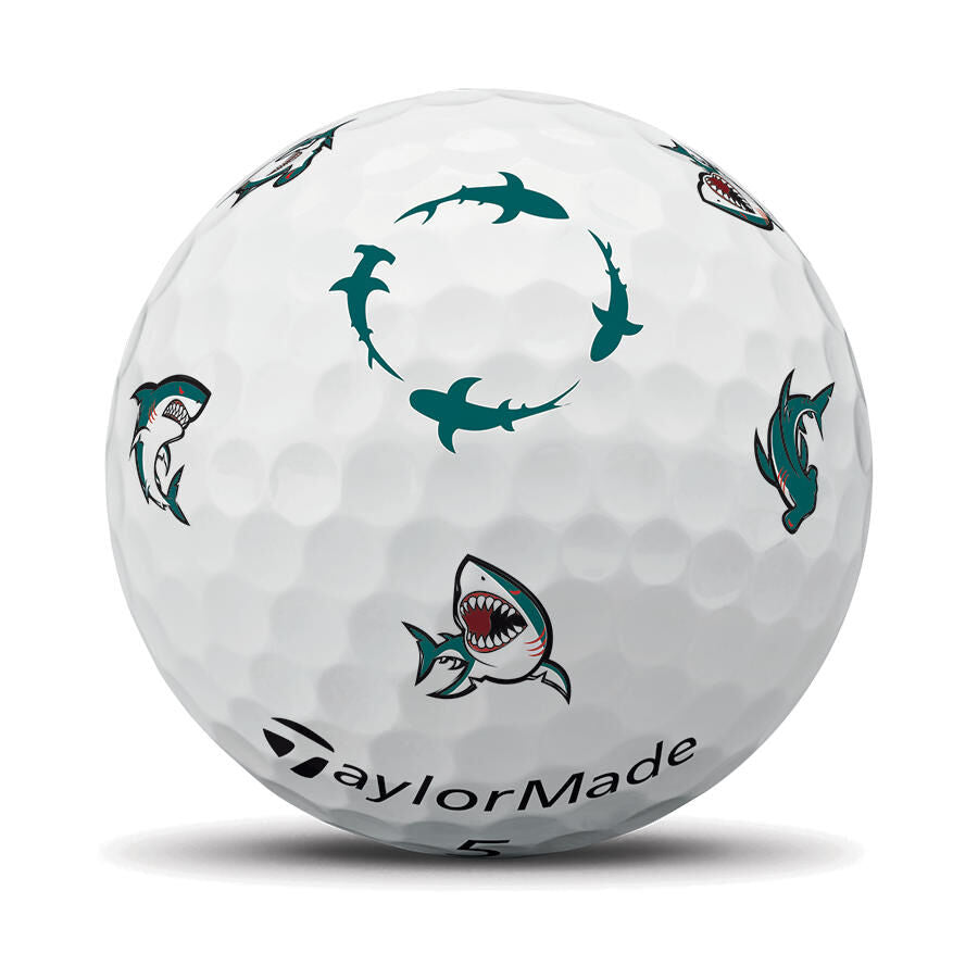 TaylorMade TM25 TP5/TP5x pix Sharks Golf Ball - Dozen