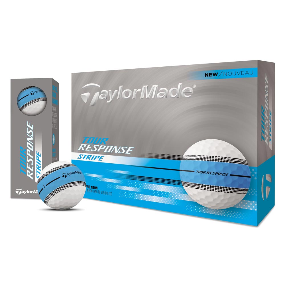 TaylorMade Tour Response Stripe 12個入り 2箱 TaylorMade TM25 Tour Response Stripe Golf Balls - Dozen – Golf