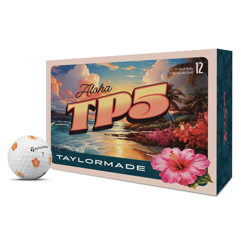 TaylorMade TM26 TP5/TP5x Island Time Golf Balls- Dozen