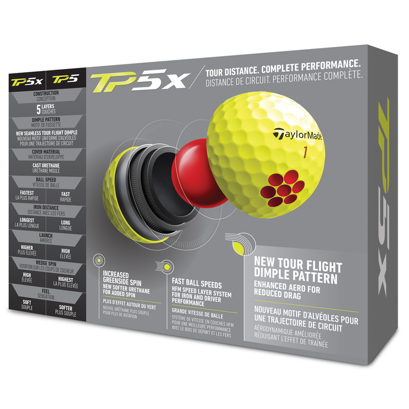 TaylorMade TP5x Golf Balls '21 - Dozen