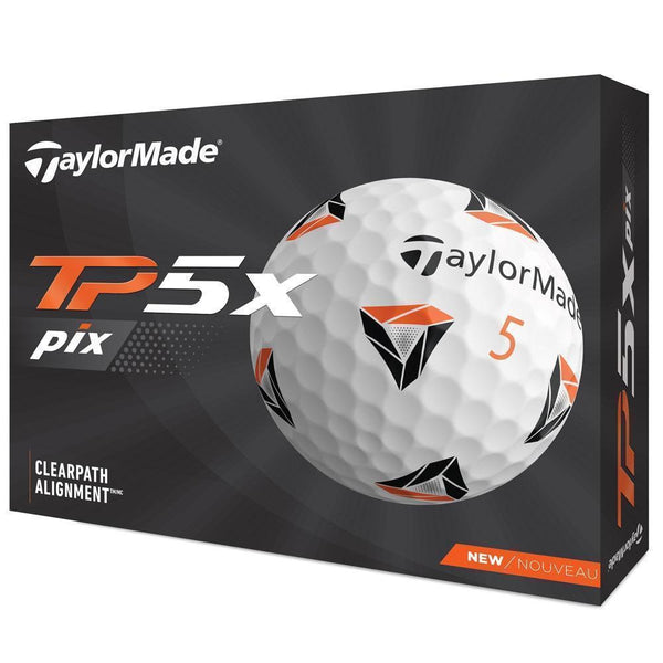 TaylorMade TP5x pix Golf Balls '21 - Dozen