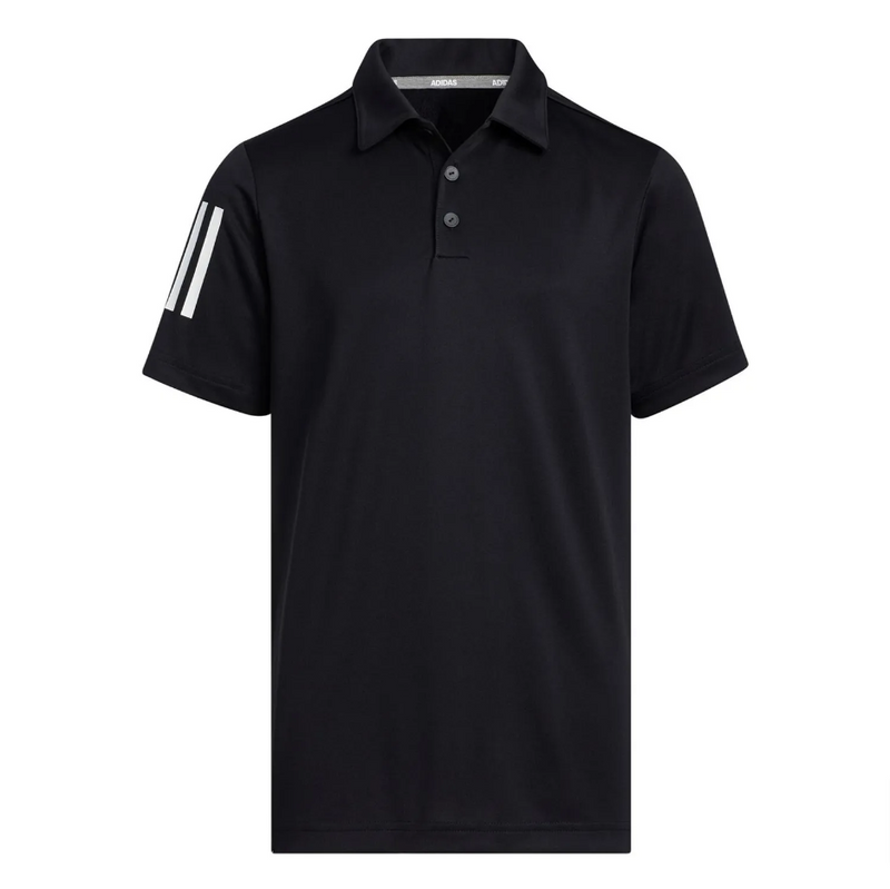 adidas Junior Three Stripe Polo Shirt