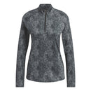 adidas Ladies Essentials Long Sleeve Printed Mock Polo