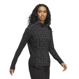 adidas Ladies Ultimate365 Printed 1/4 Zip Golf Mock Polo Shirt '25