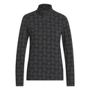adidas Ladies Ultimate365 Printed 1/4 Zip Golf Mock Polo Shirt '25