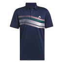 adidas Mens Core Chest Stripe Polo Shirt