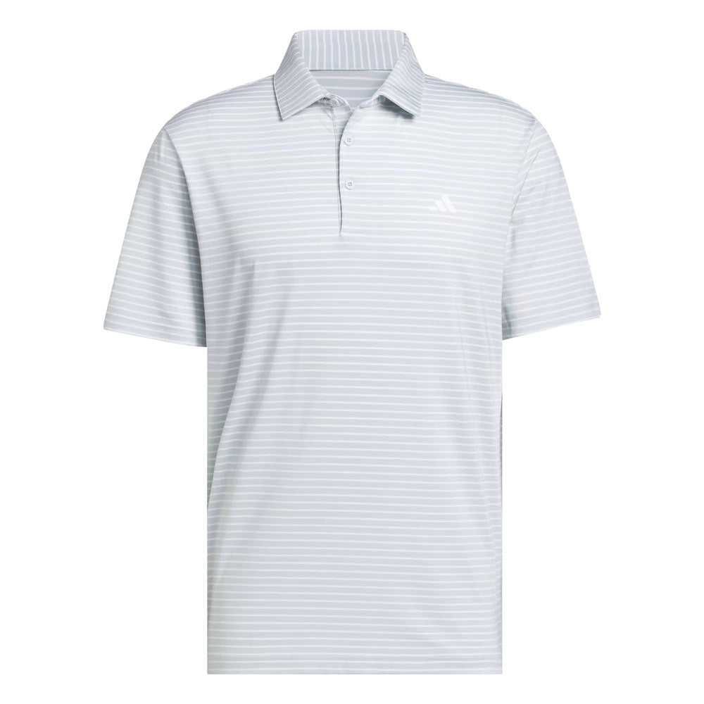 adidas Mens Performance Two-Colour Stripe Polo Shirt