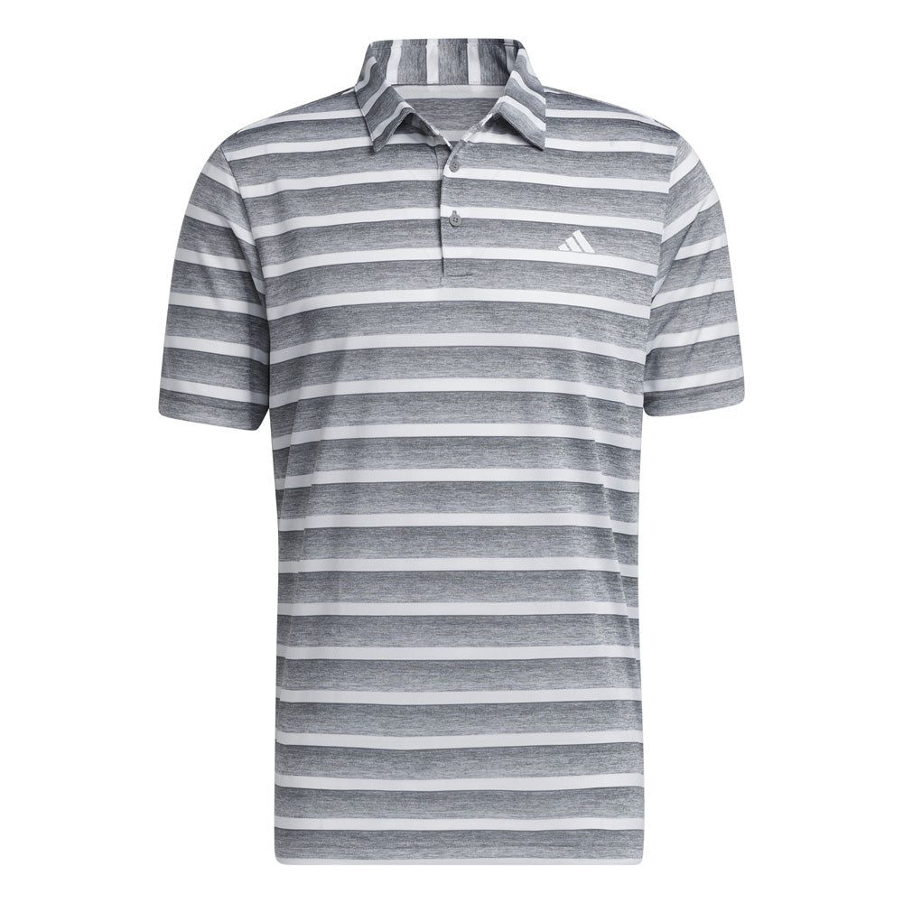 adidas Mens Two Colour Stripe Polo