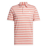 adidas Mens Two Colour Stripe Polo
