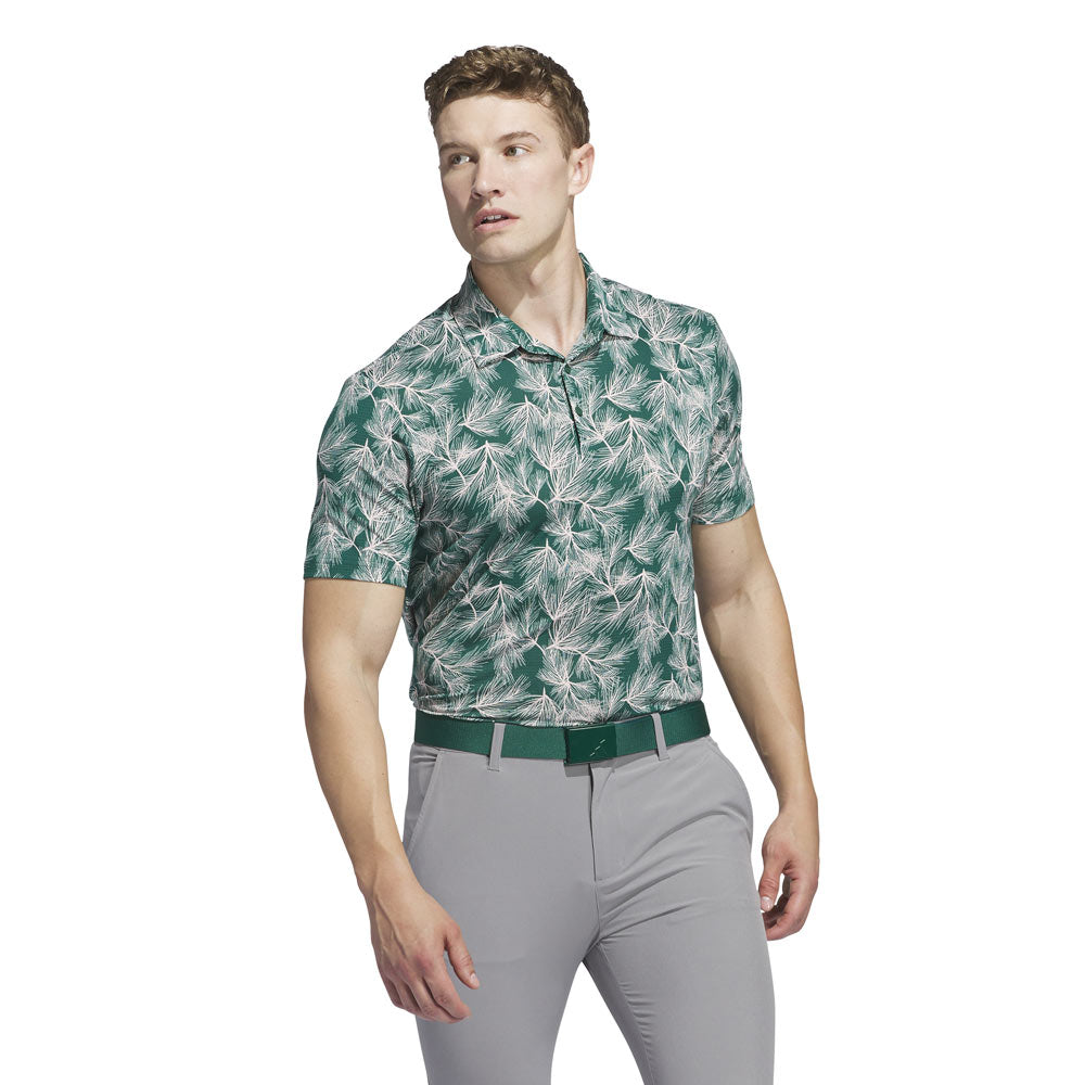 adidas Mens Ultimate365 Pine Mesh Print Polo – Golf Warehouse NZ