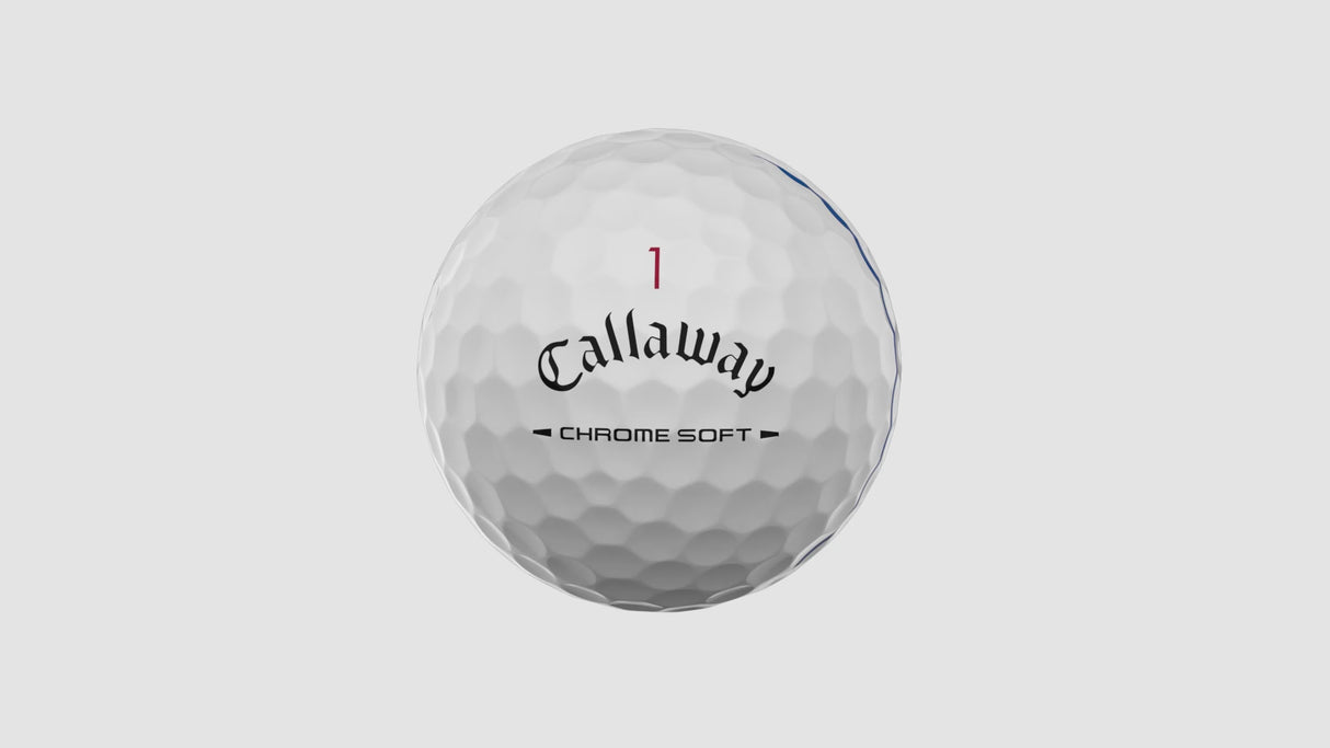 Callaway Chrome Soft '26 Triple Track Golf Balls - Dozen