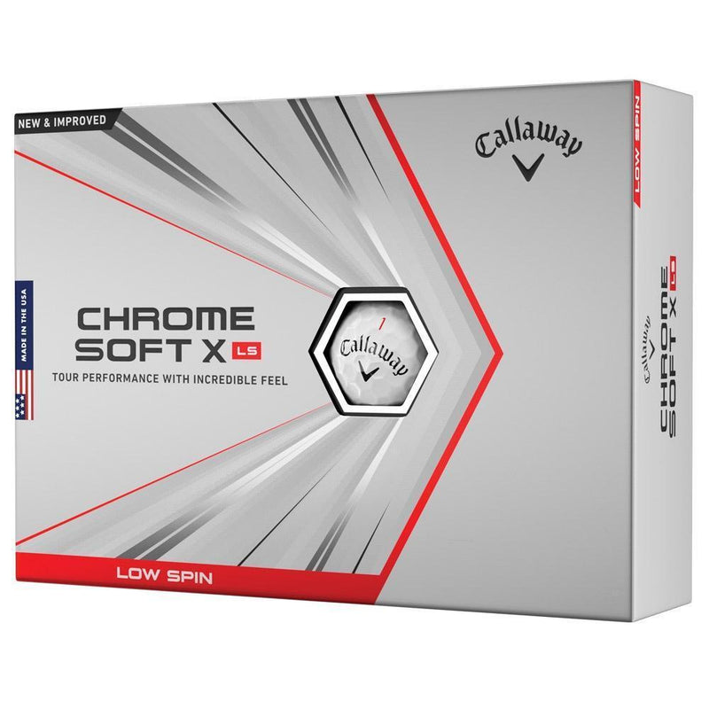 Callaway Chrome Soft X LS Golf Balls - Dozen
