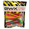 GWX Bamboo Golf Tees - Mixed Neon